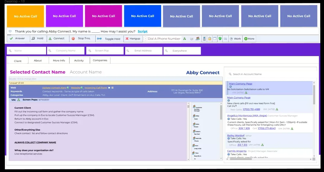 Abby Connect Interface redesign
